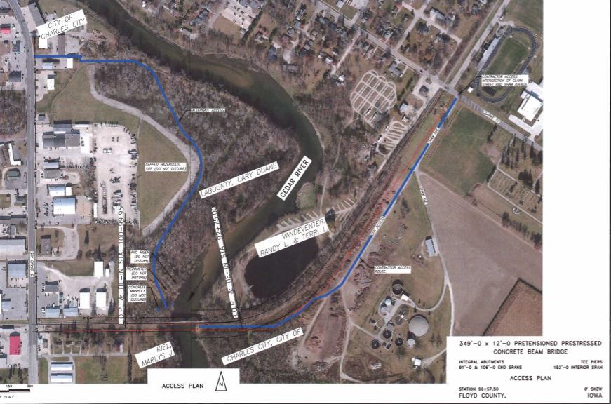 Charley Western Trail Bridge plan